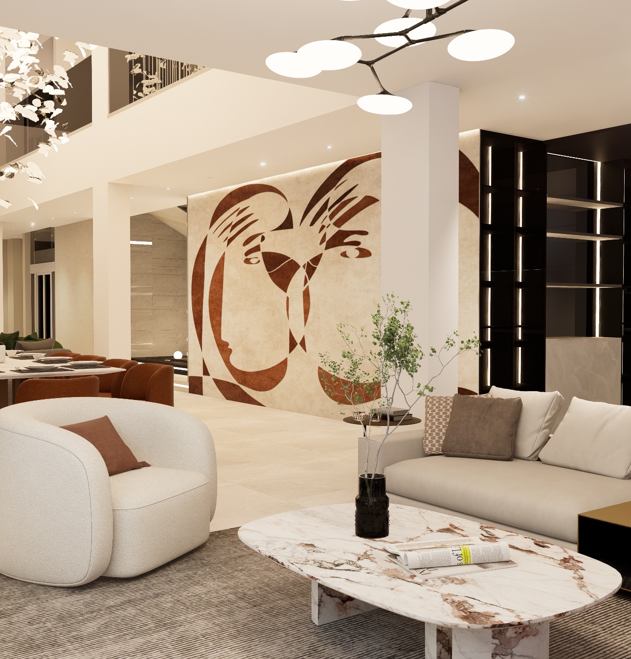 Diseño de interiores de lujo