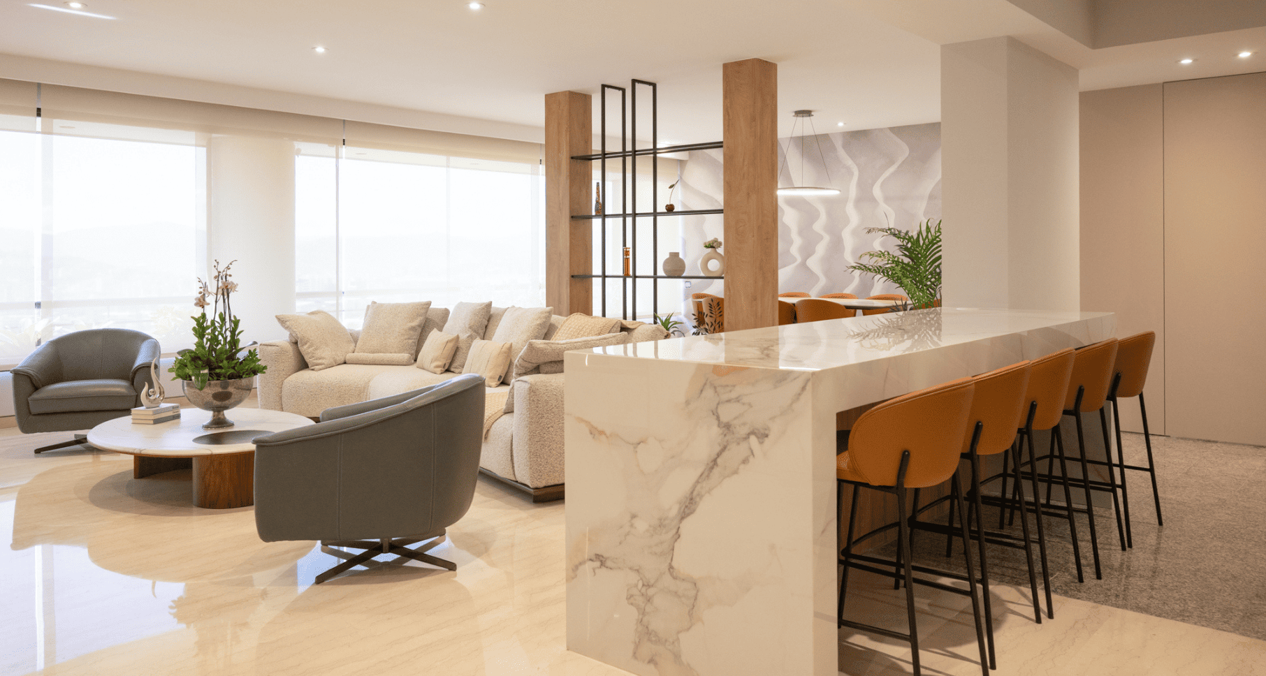 Arquitectura interior y diseño de interiores clásico y atemporal Caracas – Proyecto Alba